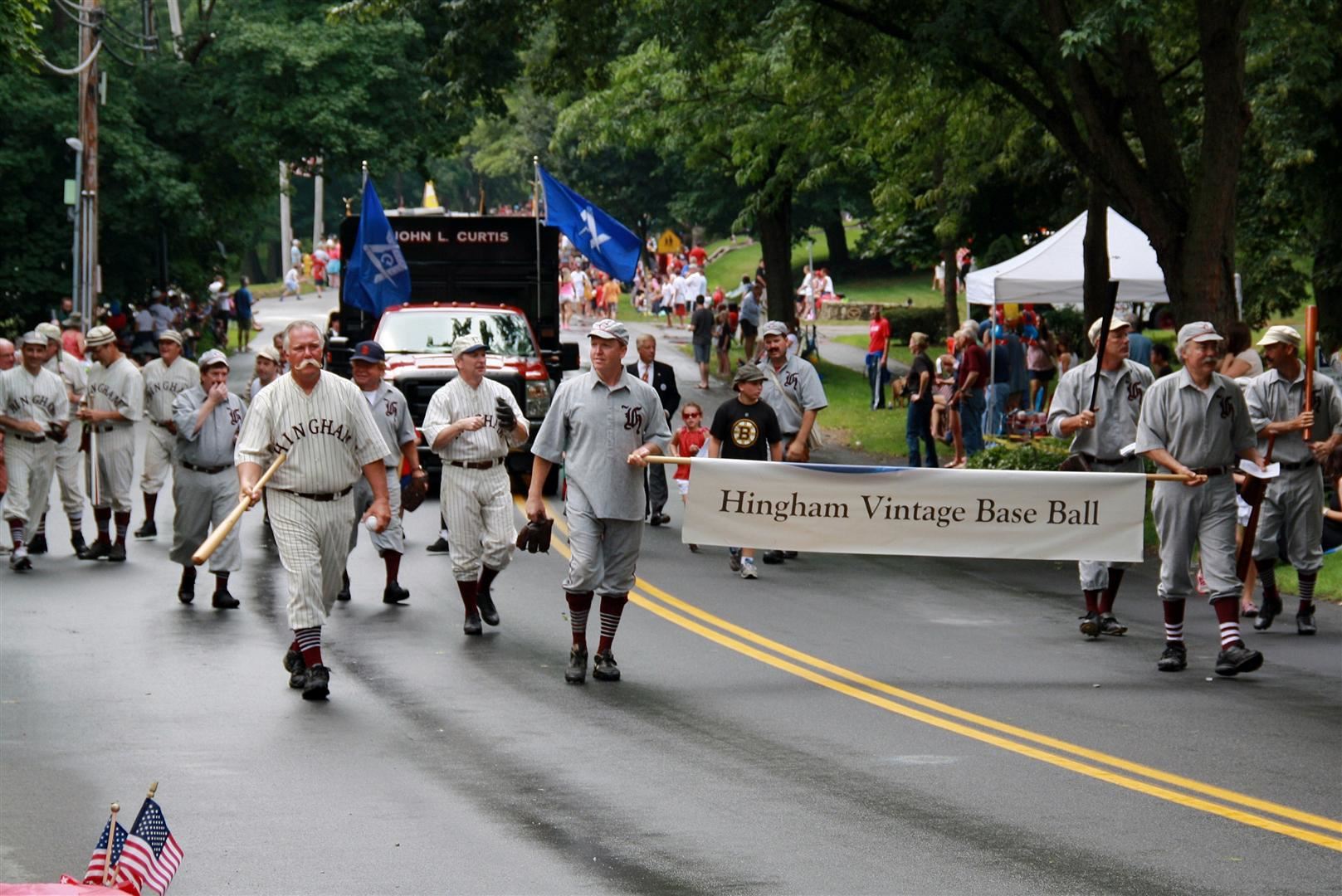 Hingham Vintage Baseball Players Procession